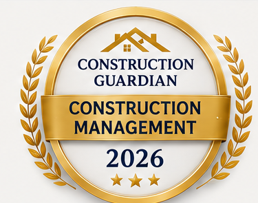 Construction Guardian Construction Management 2026 badge